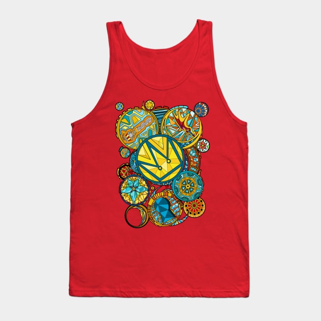 Kingdom of Glass (lined) Tank Top by paintchips